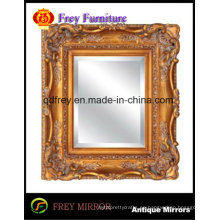 Espejo de madera tallado a mano adornado / marco de cuadro